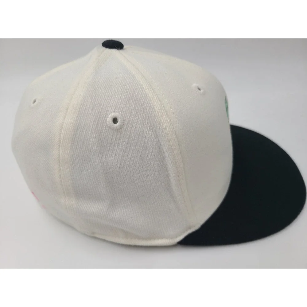 Women Panda‎ Girl Lids Flex Fitted S-M Hat Cap Skate Skateboard Surf White Black